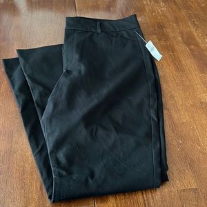 Brand New Old Navy High Rise Pixie Flare Pants Size 16 black